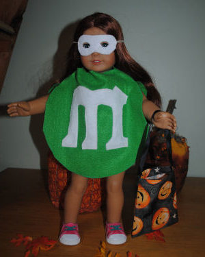 NEW M&M Green Halloween Costume Children Kids Small