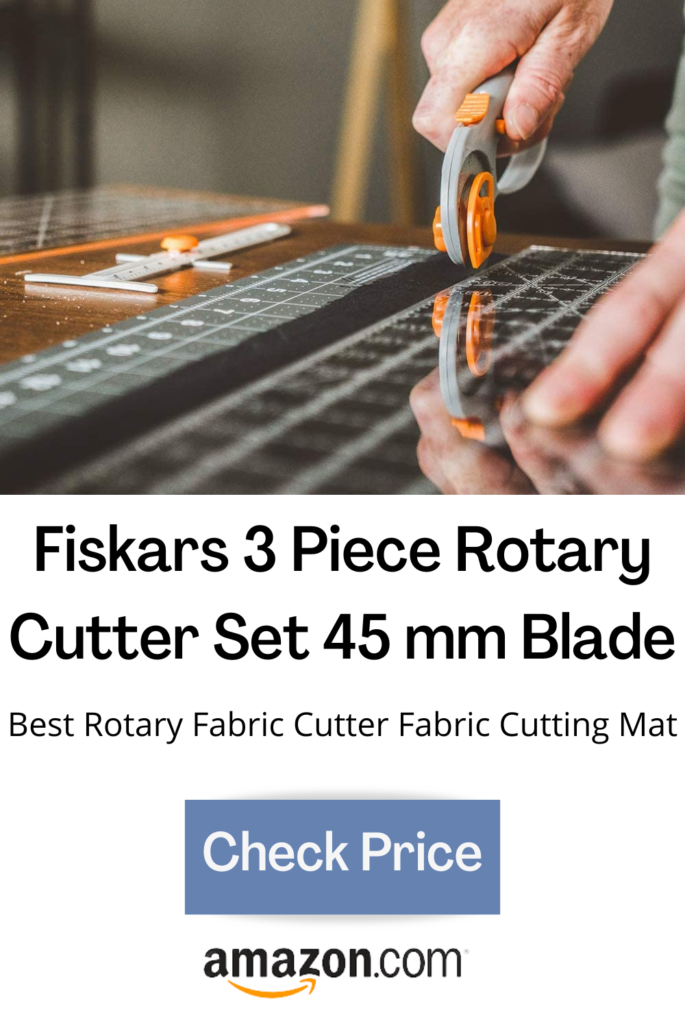 Fiskars Home Decor Sewing Fashion Starter Set 3pcs-Rotary Cutter