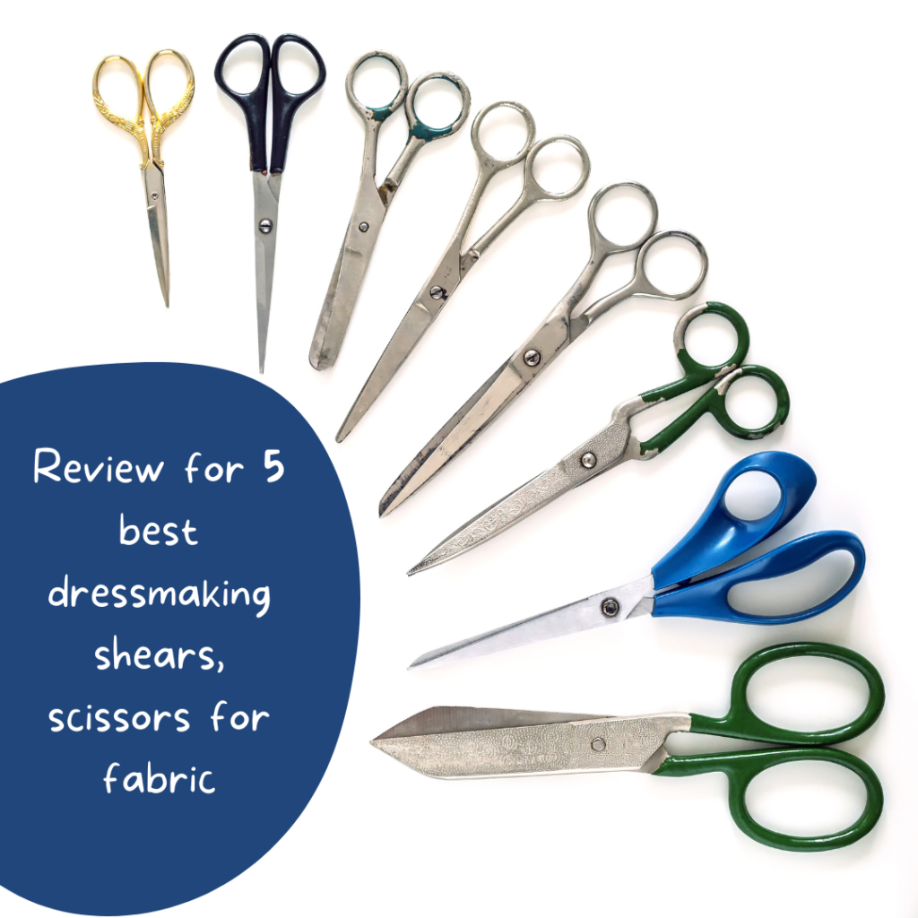 Sewing Scissors, 9 Inch Fabric Dressmaking Scissors Heavy Duty Shears Sharp  Cutting for Crafting, Leather, Dressmaking, Tailoring, Altering(9 Inch